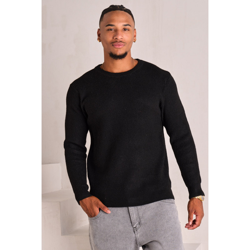 Pull noir homme - Confort et qualité